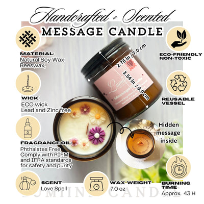 Customized Message Candle📝