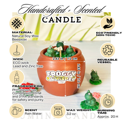 Froggy Whisper Candle 🐸