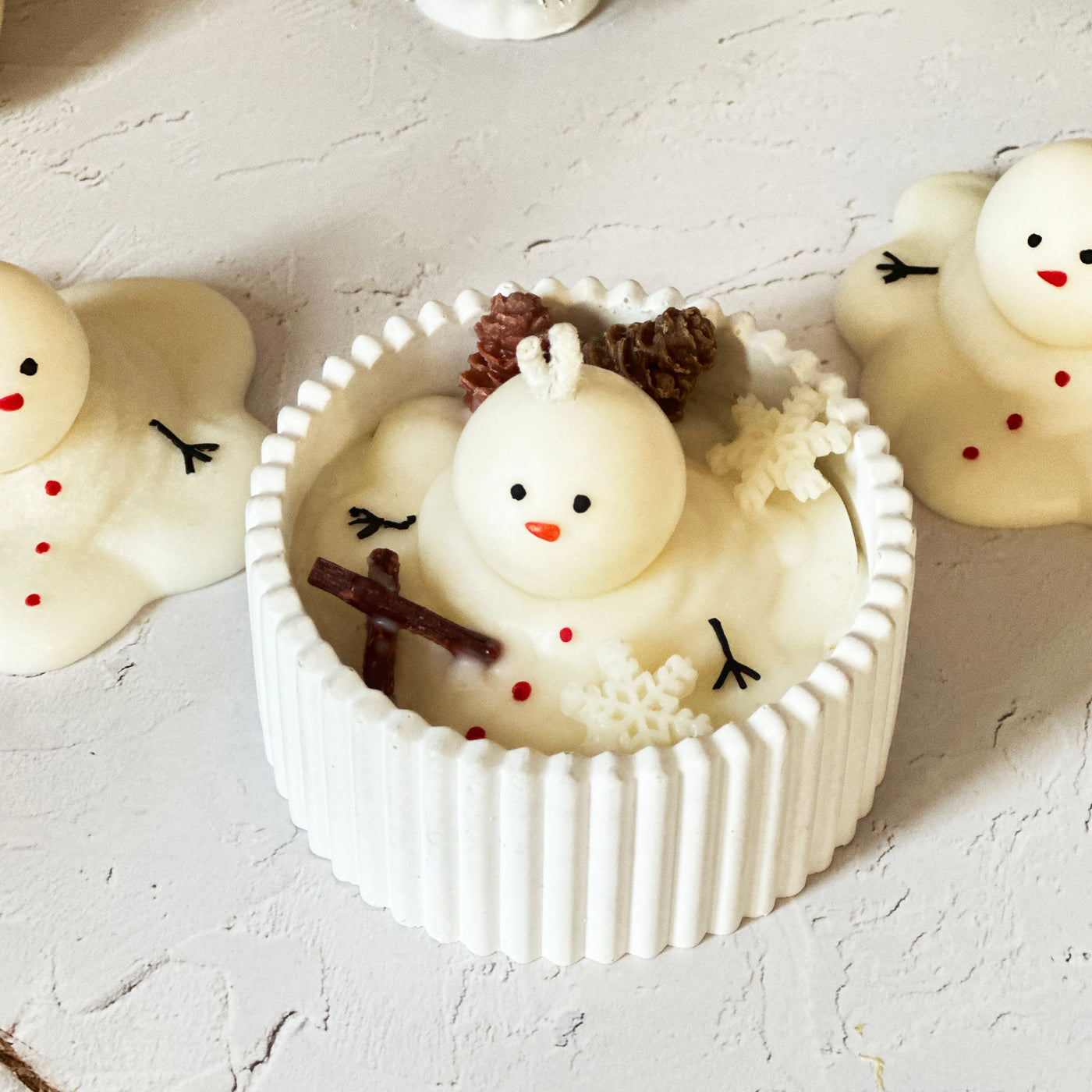 Melting Snowman Scented Candle