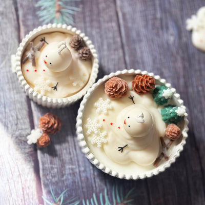 Melting Snowman Scented Candle
