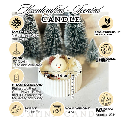 Melting Snowman Scented Candle