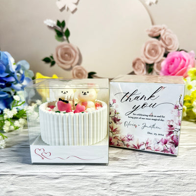Forever Love Bears Candle [Personalized]