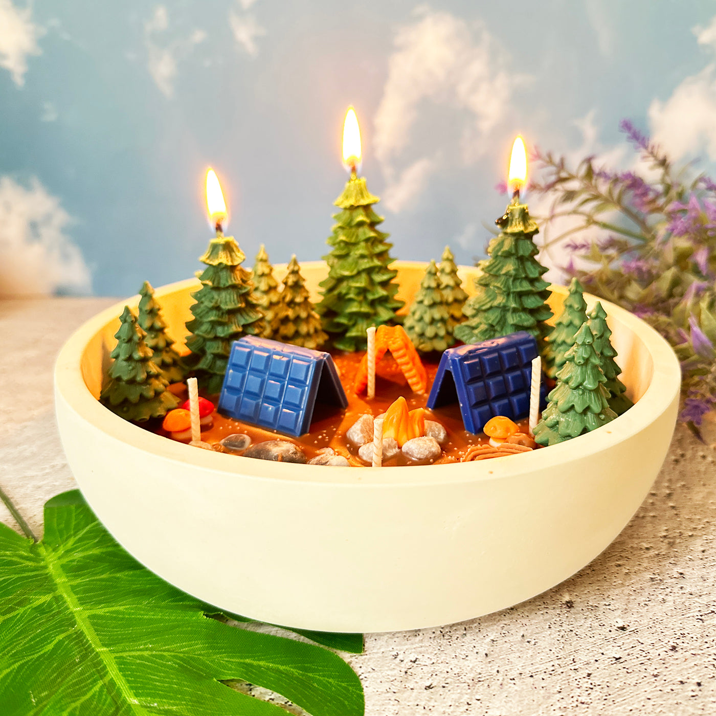 Mega Wilderness Camping Candle 🏕