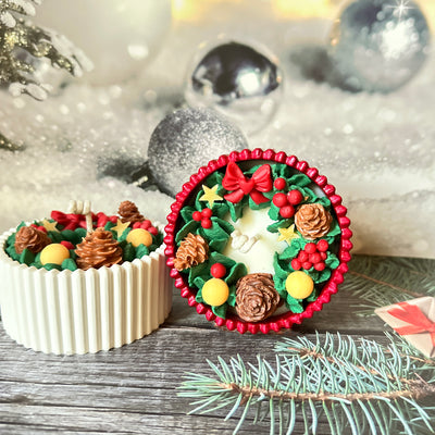 Xmas Wreath Scented Candle