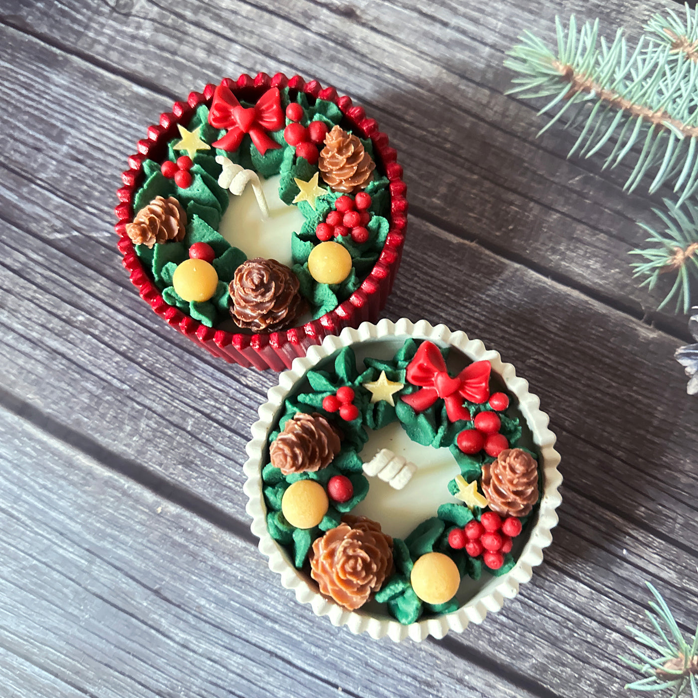 Xmas Wreath Scented Candle