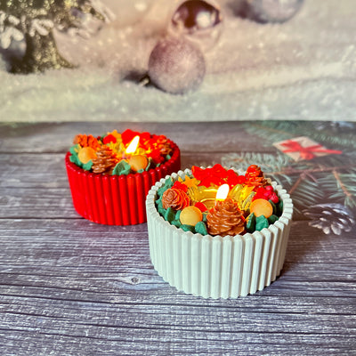 Xmas Wreath Scented Candle