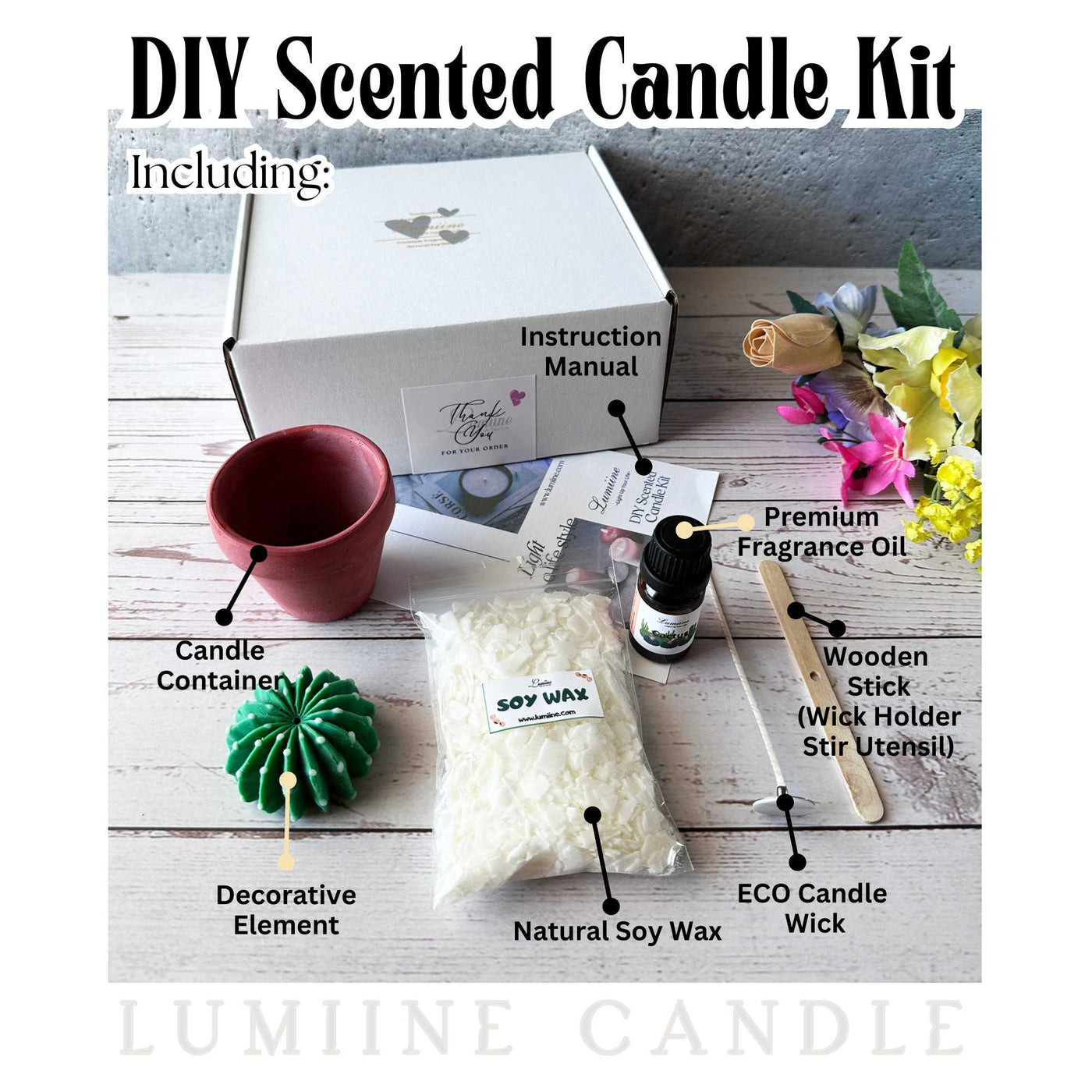 DIY Scented Candle Kit - Cacti Breeze