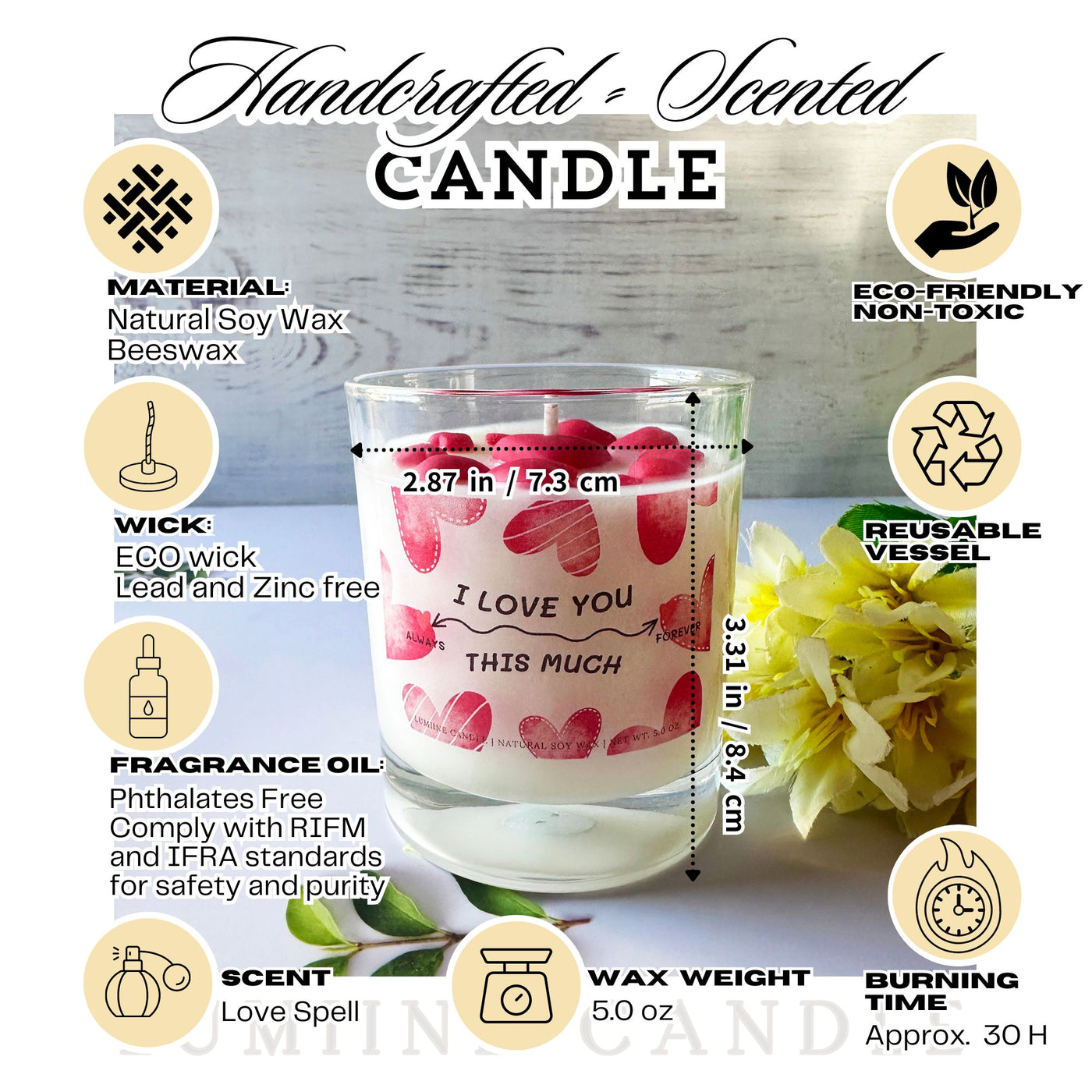 Love You Scented Candle