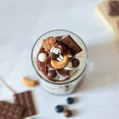 Chocolate Mousse Candles