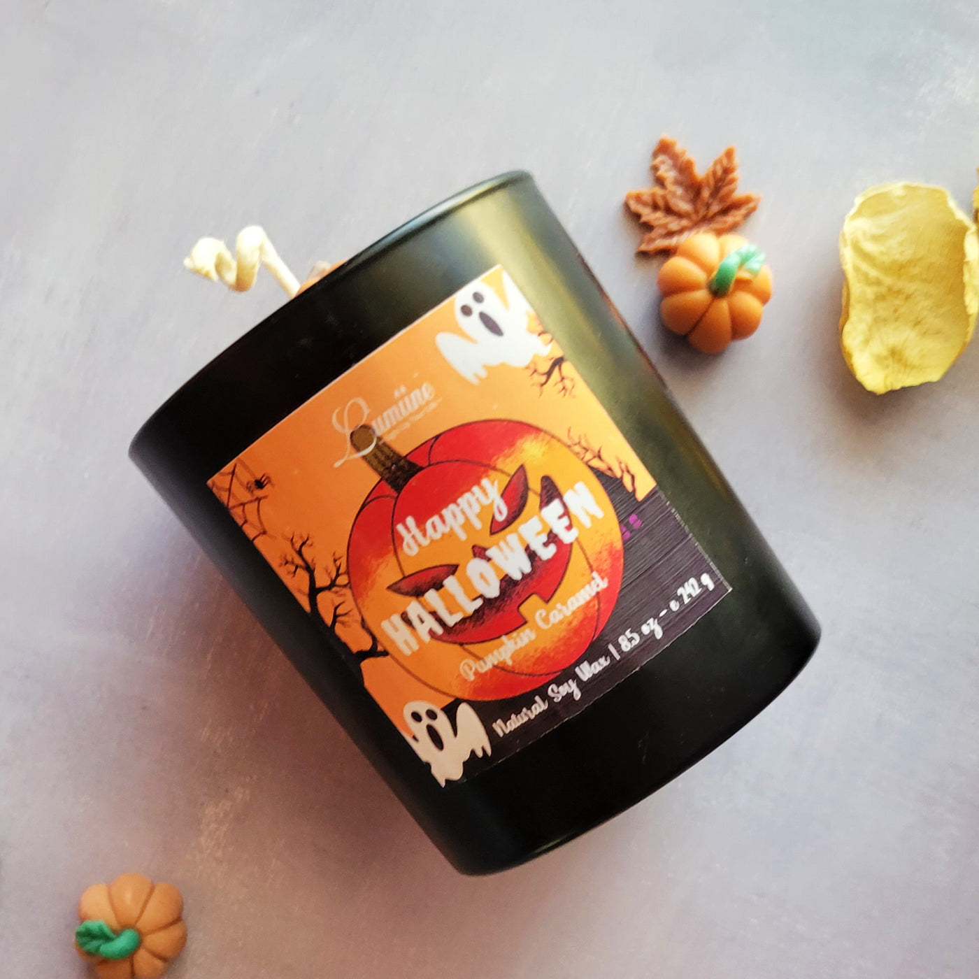 Spooky Pumpkin Candle 🎃
