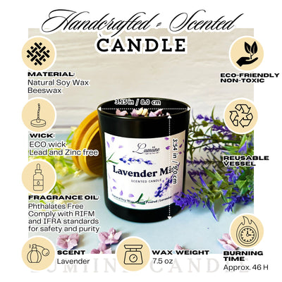 Lavender Mist Scented Candle