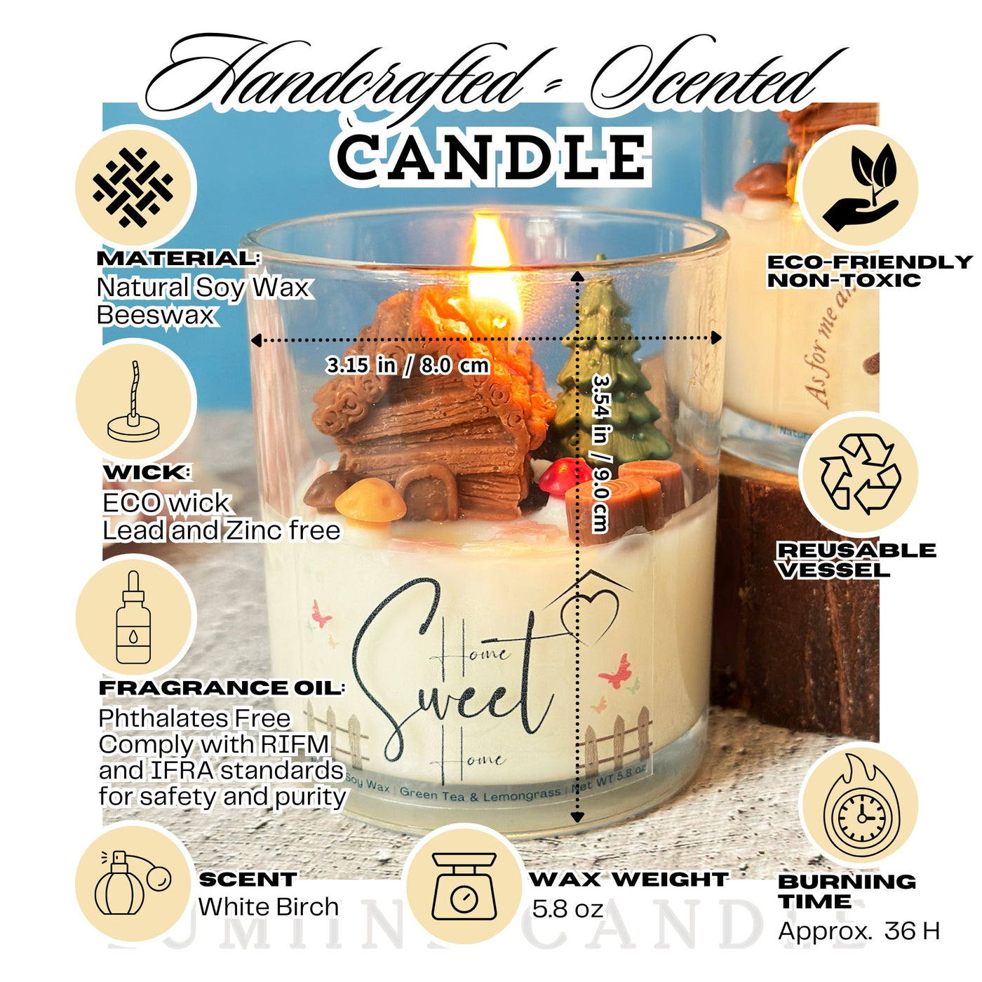Home Sweet Home Candle 🏠