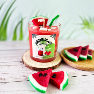 Juicy Watermelon Candles 🍉🍉 ~ 🌱 Refillable 🌱