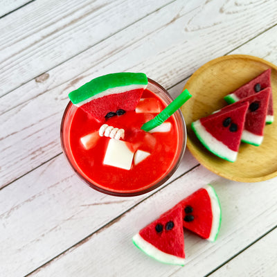 Juicy Watermelon Candles 🍉🍉 ~ 🌱 Refillable 🌱
