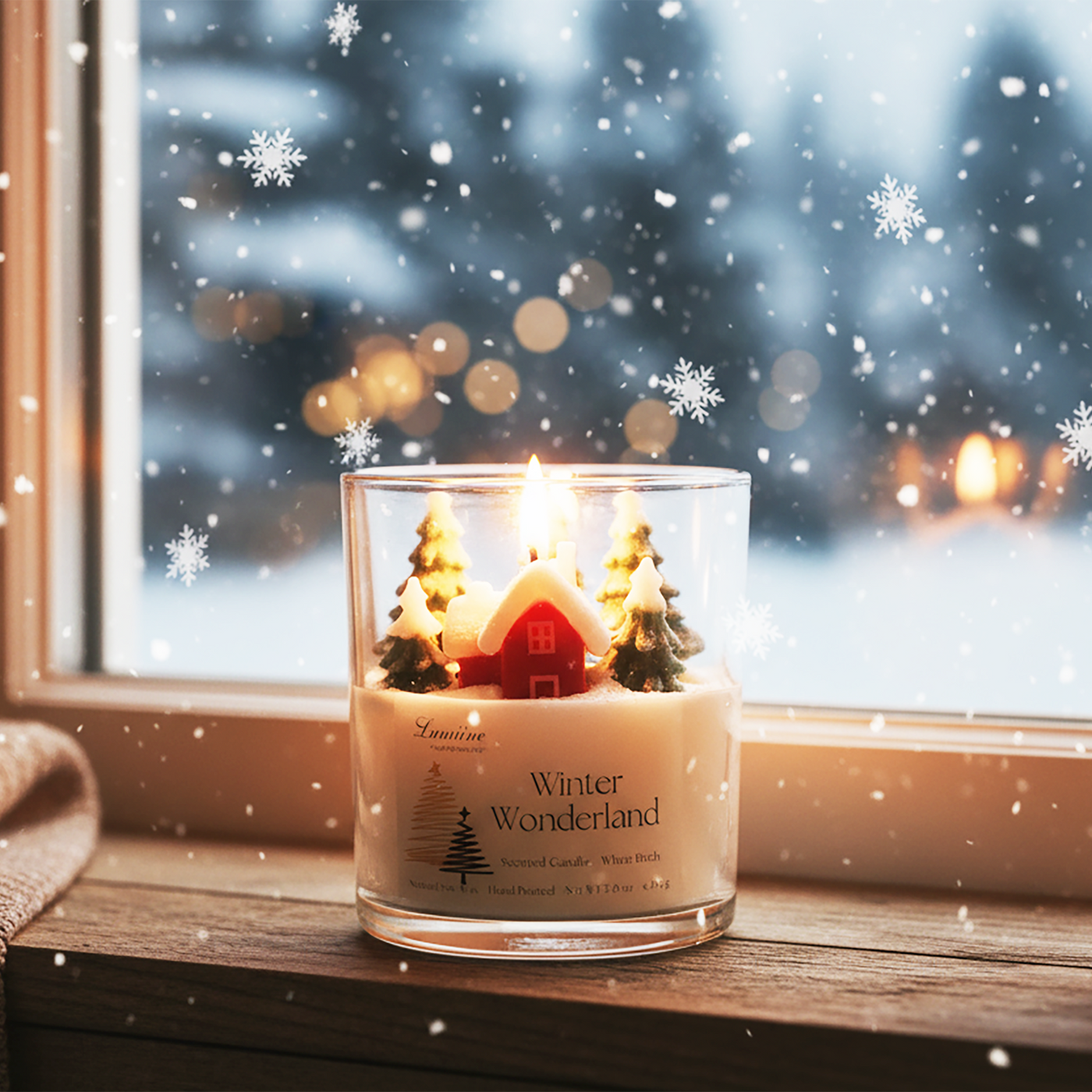 Winter Wonderland Scented Candle ~ 🌱 Refillable 🌱