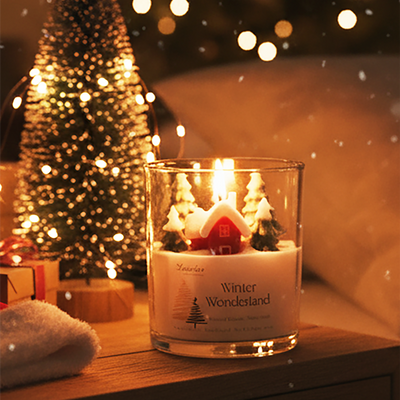 Winter Wonderland Scented Candle ~ 🌱 Refillable 🌱