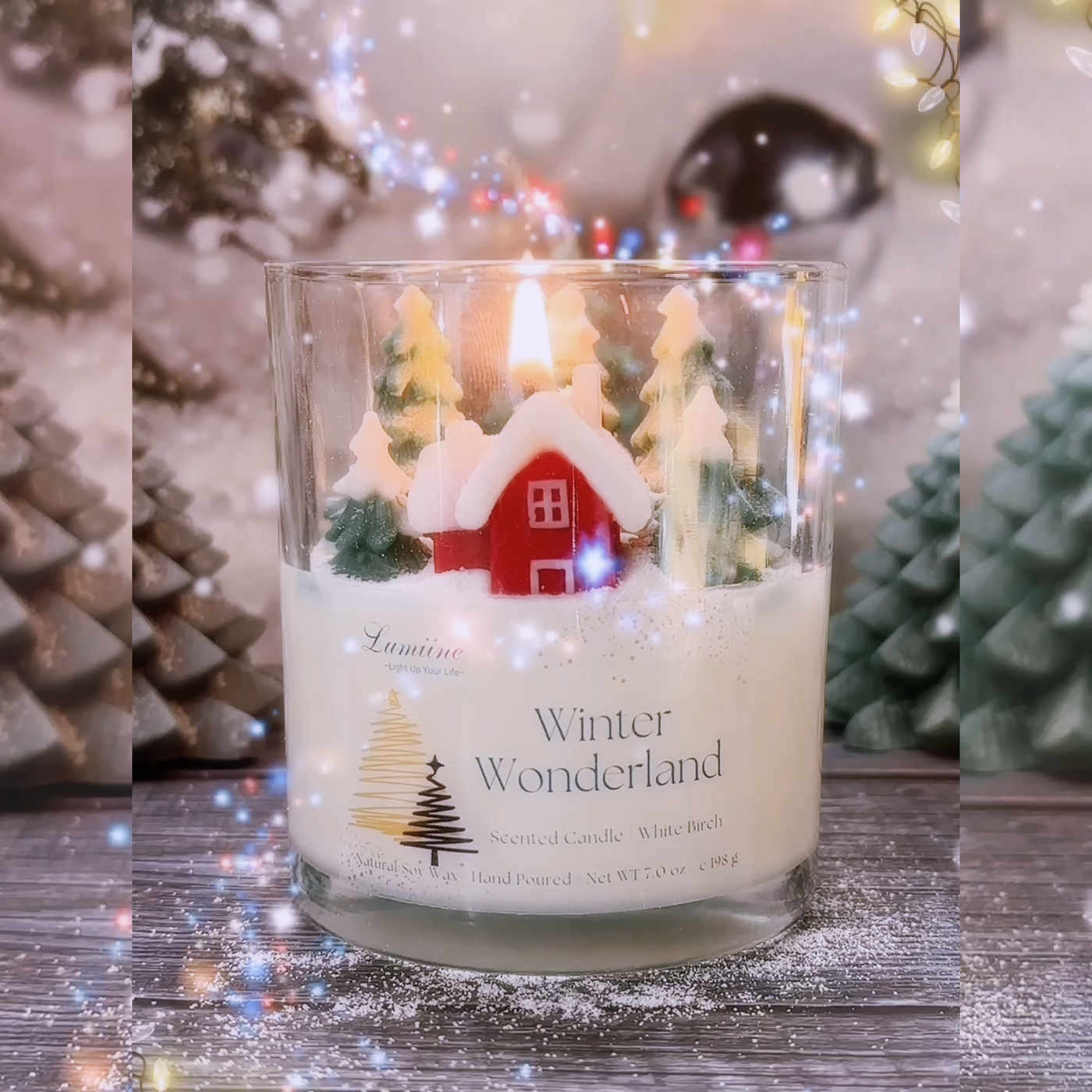 Winter Wonderland Scented Candle ~ 🌱 Refillable 🌱
