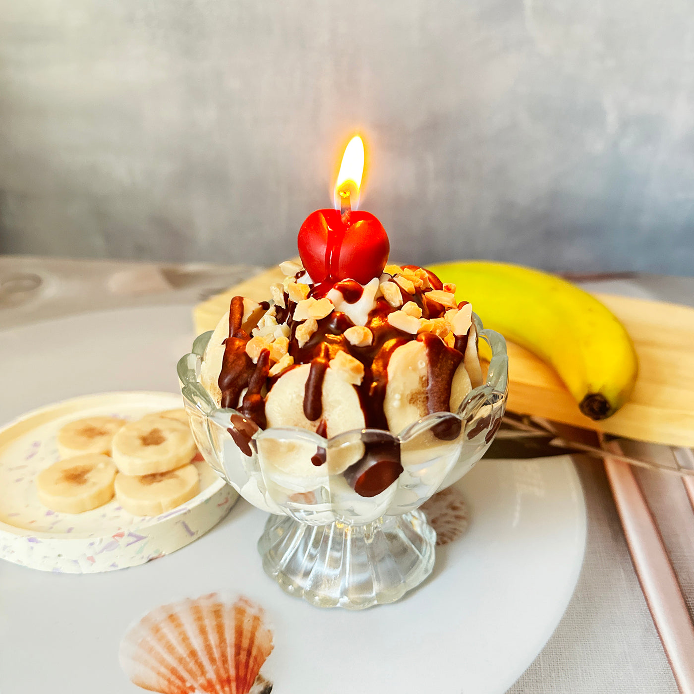 Banana Nut Sundae Candle