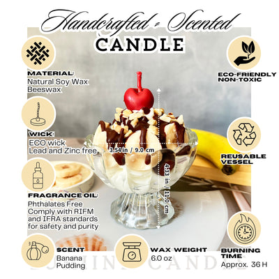 Banana Nut Sundae Candle