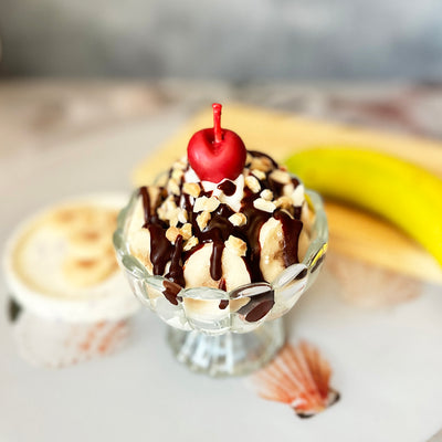 Banana Nut Sundae Candle