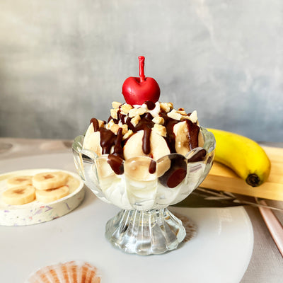Banana Nut Sundae Candle