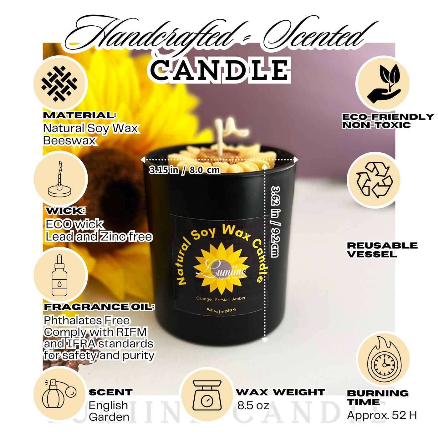 Lumen Flora Candle 🌻