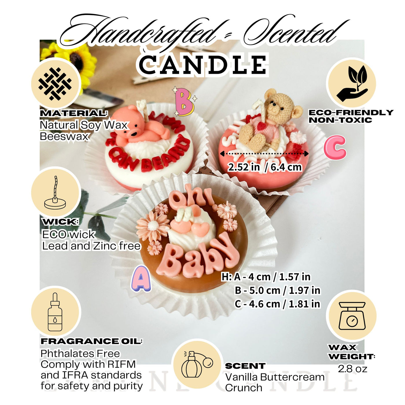 Baby Shower Candle - It's A Girl