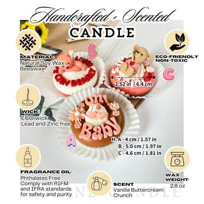 Baby Shower Candle - It's A Girl
