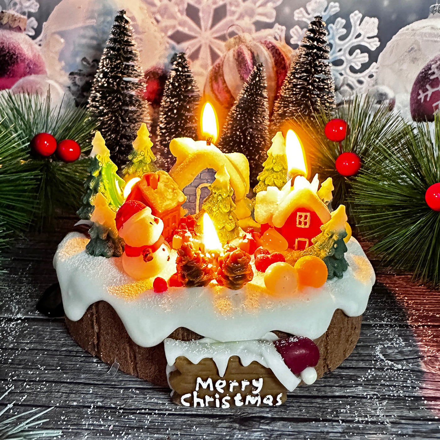 Xmas Winter Village Scented Candle