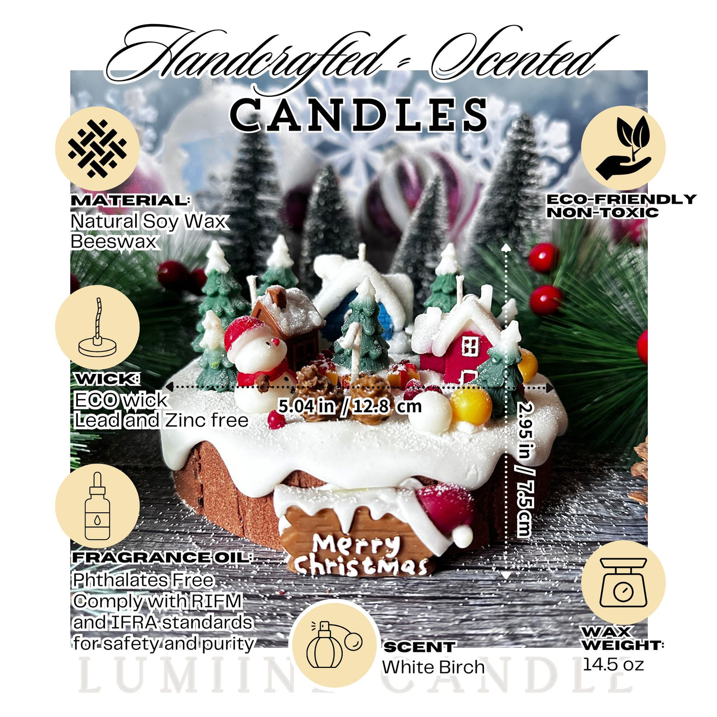Xmas Winter Village Scented Candle