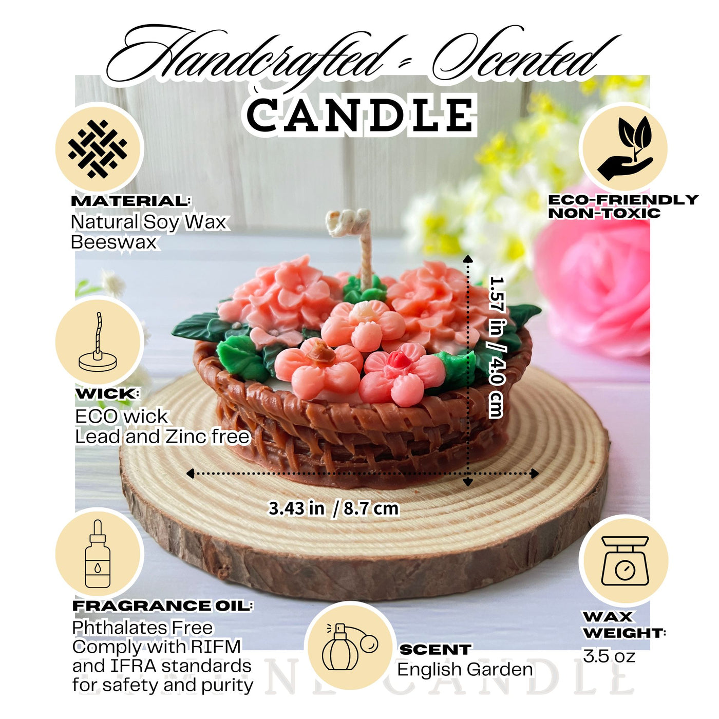 Blossom Basket Scented Candle