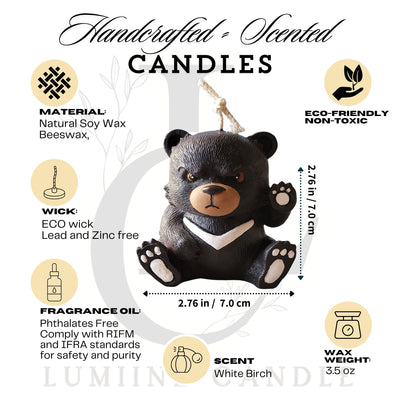Grumpy Bear Candle 🐻