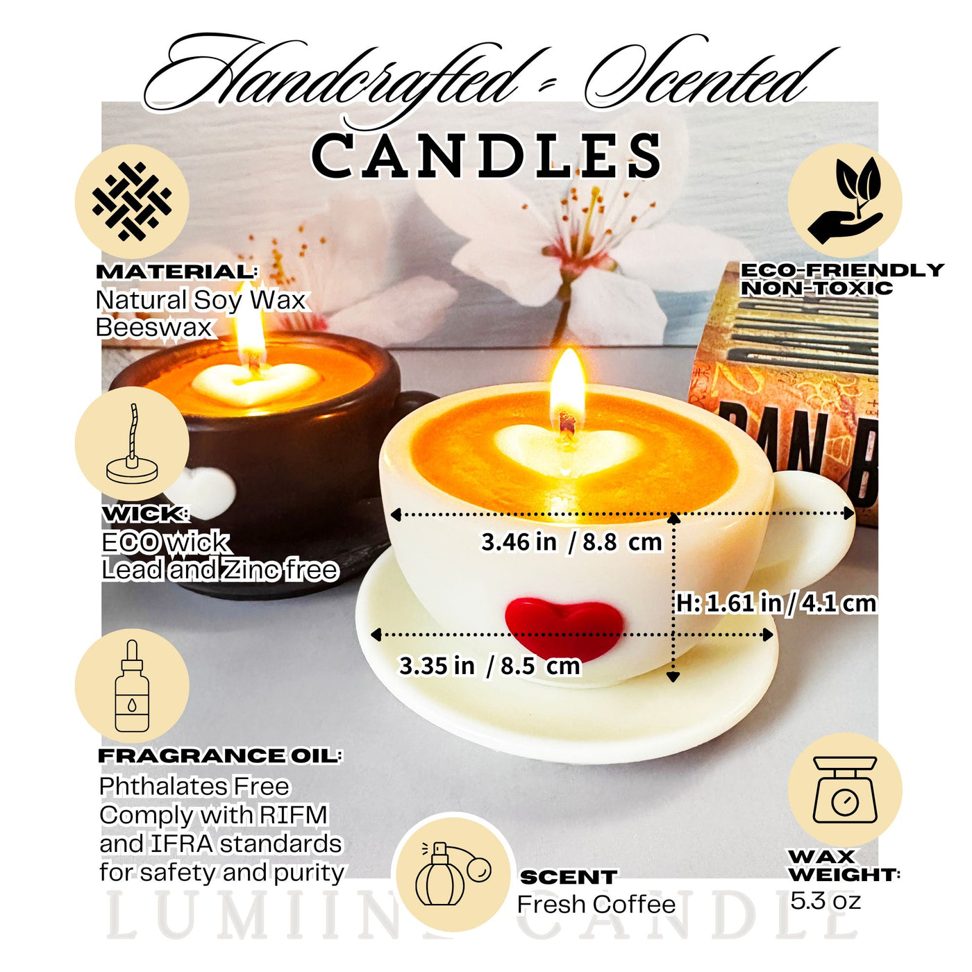 Latte Coffee Candles ☕️