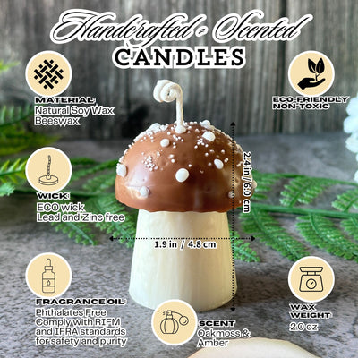 Mushroom Candles 🍄