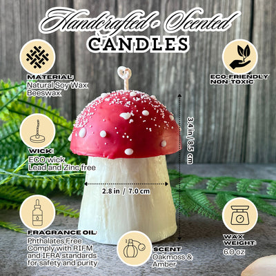 Mushroom Candles 🍄