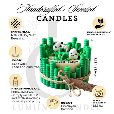 Panda Playtime Candle