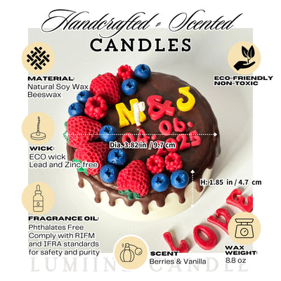 Personalized Berry Bliss Candle