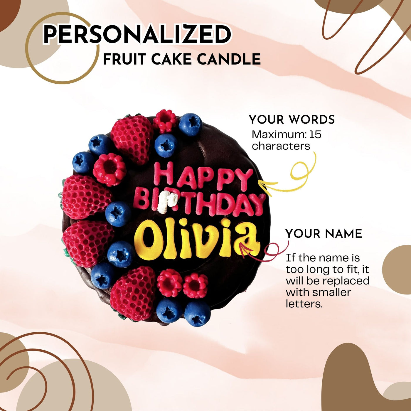 Personalized Berry Bliss Candle