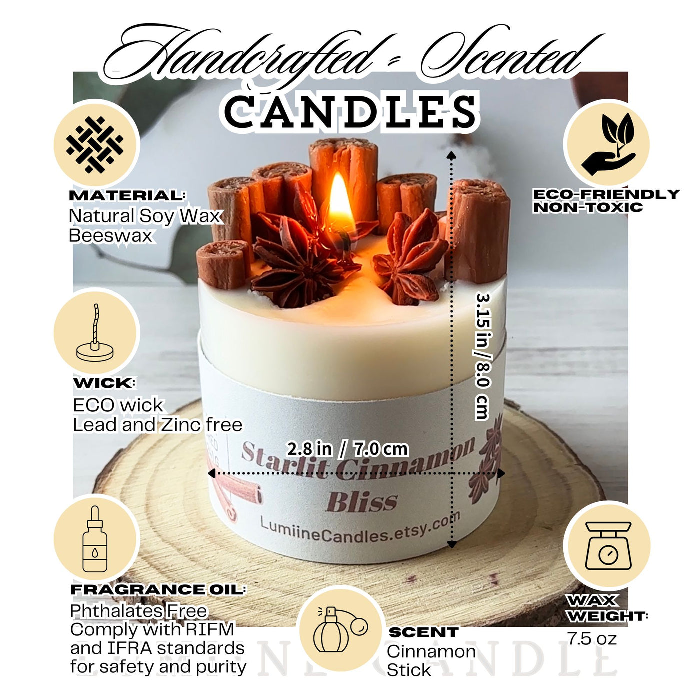 Starlit Cinnamon Bliss Candle
