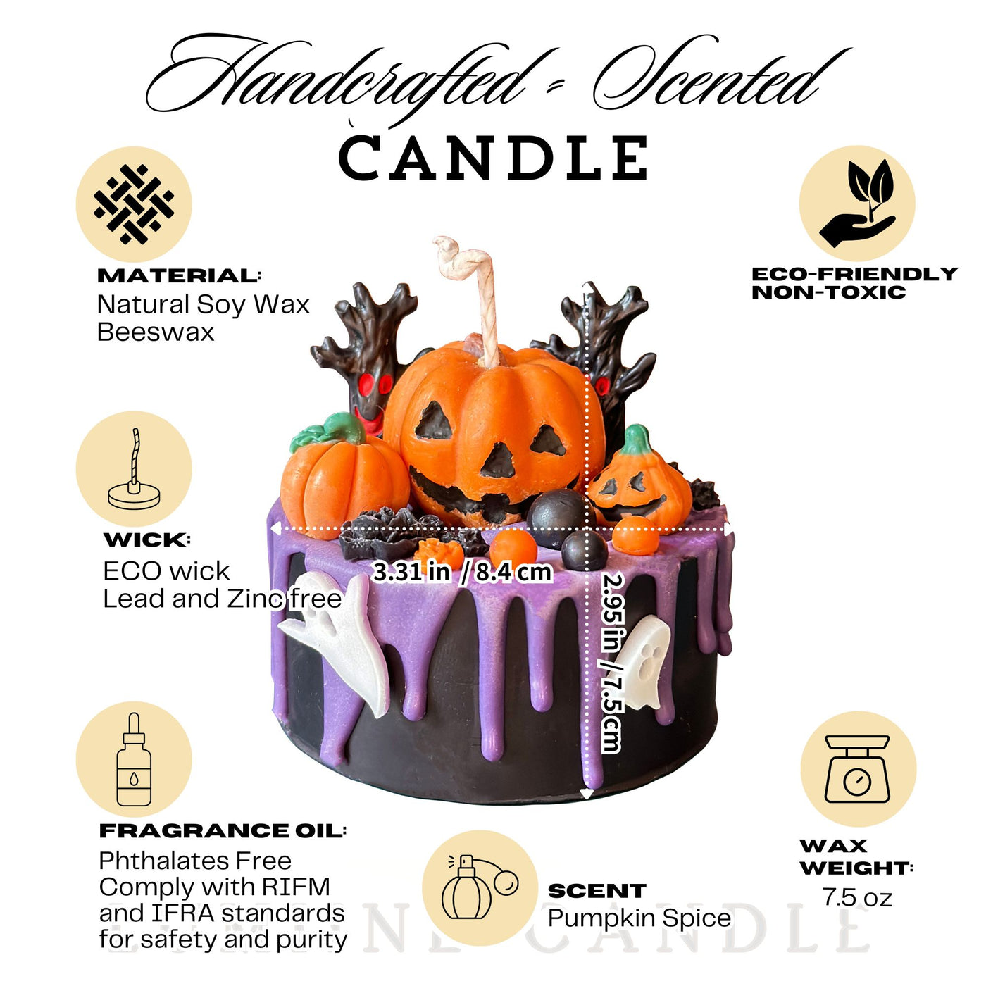 Spooky Pumpkins Candle