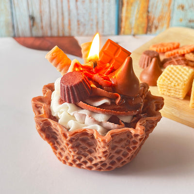 Soft Serve Ice Cream Candle