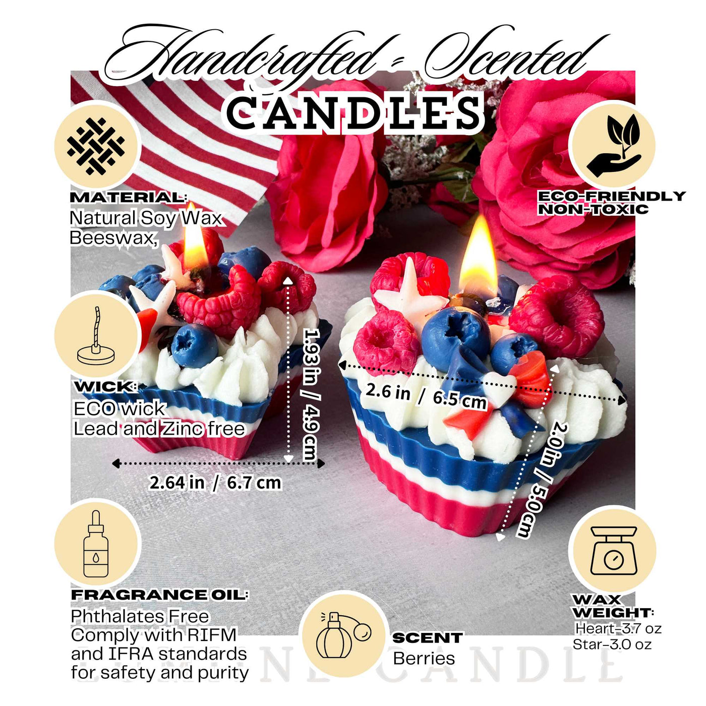 Berry Bright Scented Candles