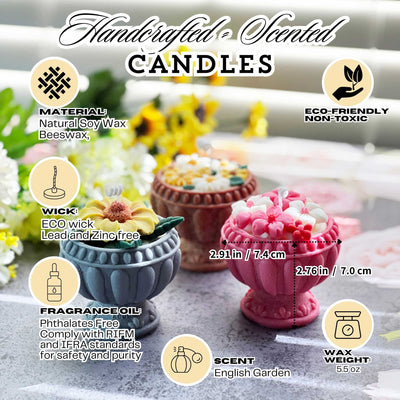 Blossom Flowers Candle 💐
