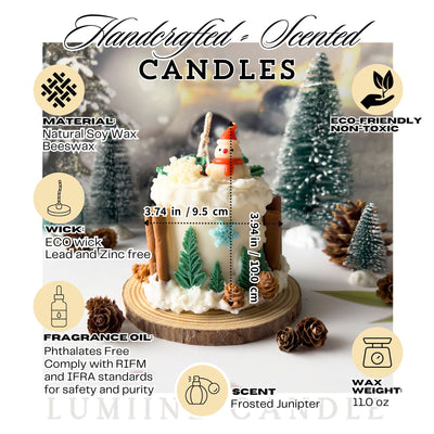 White Christmas Scented Candle ☃️