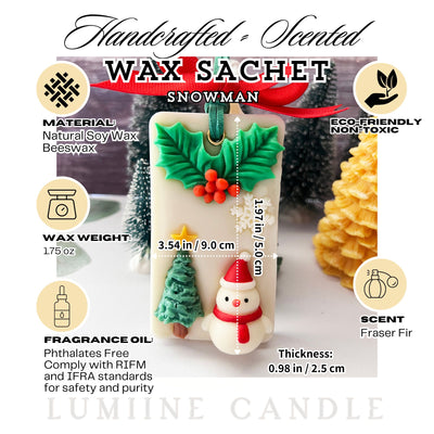 Scented Wax Sachet_Snowman ⛄️ | Air Freshener
