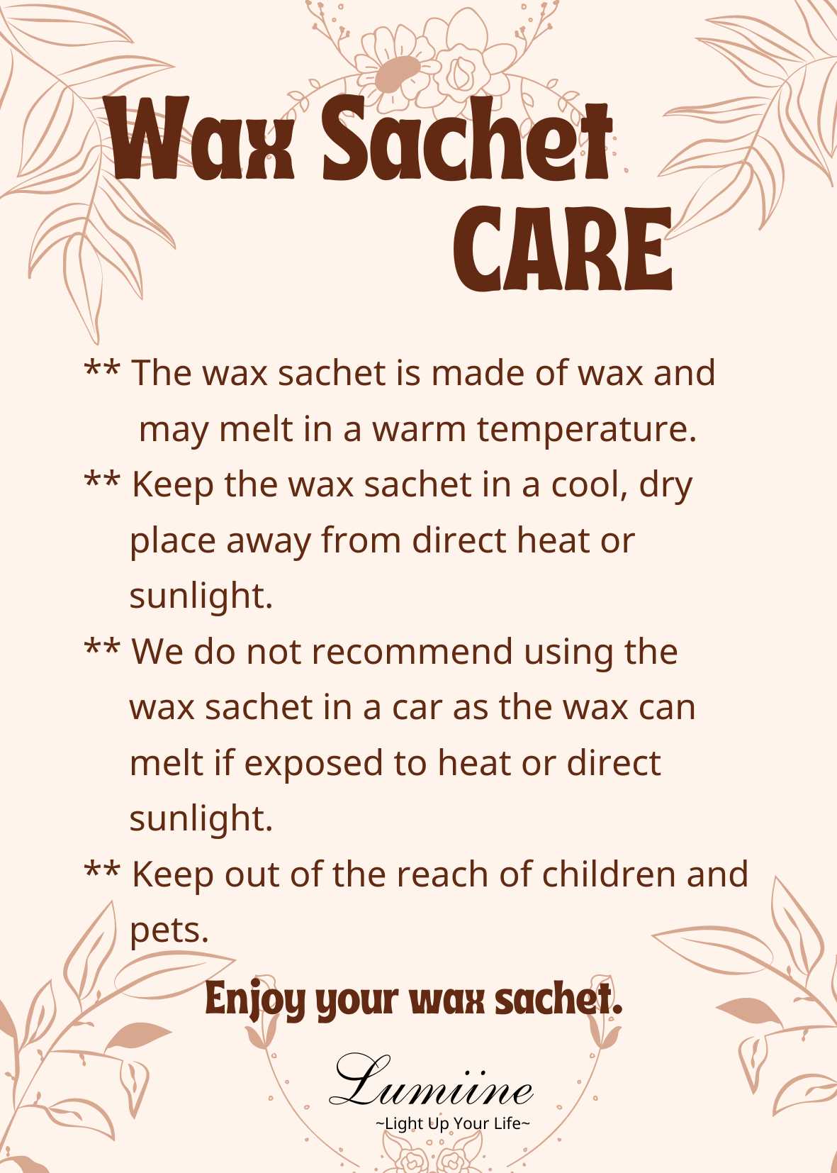 Winter Spice Sachet