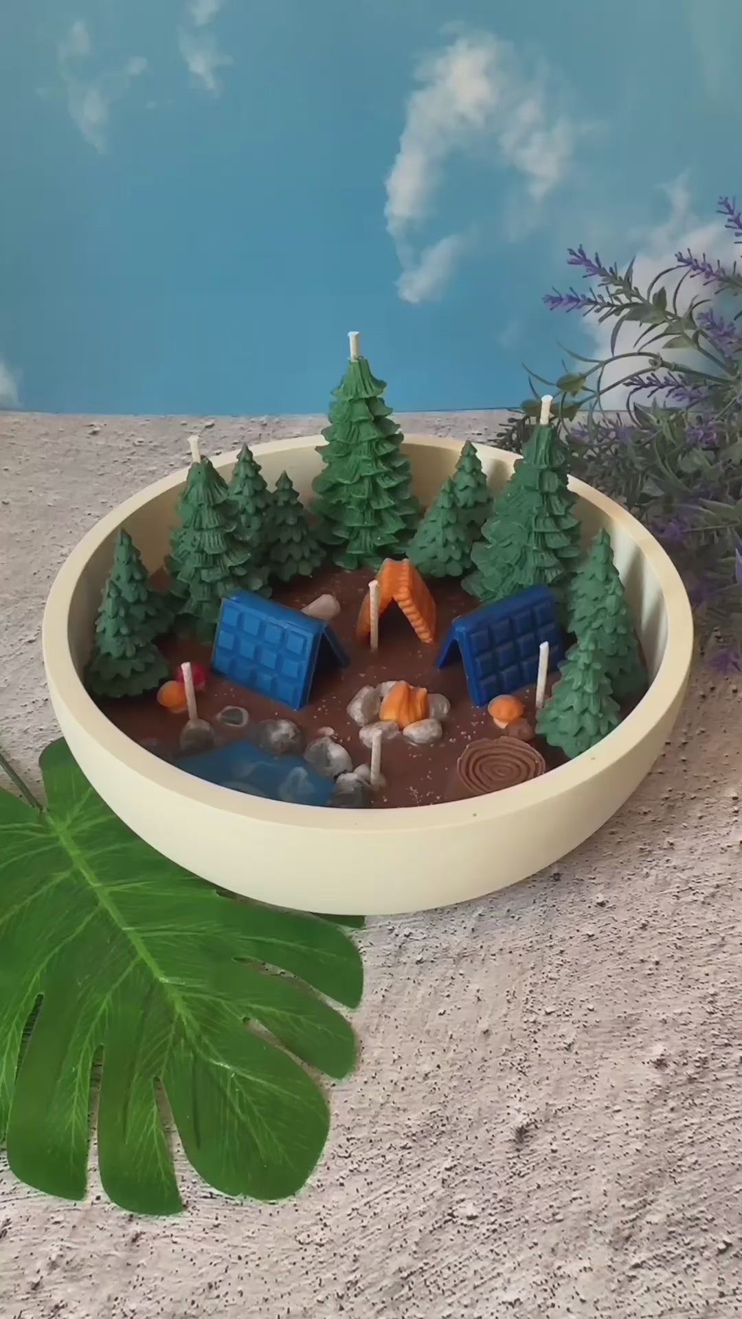 Mega Wilderness Camping Candle 🏕