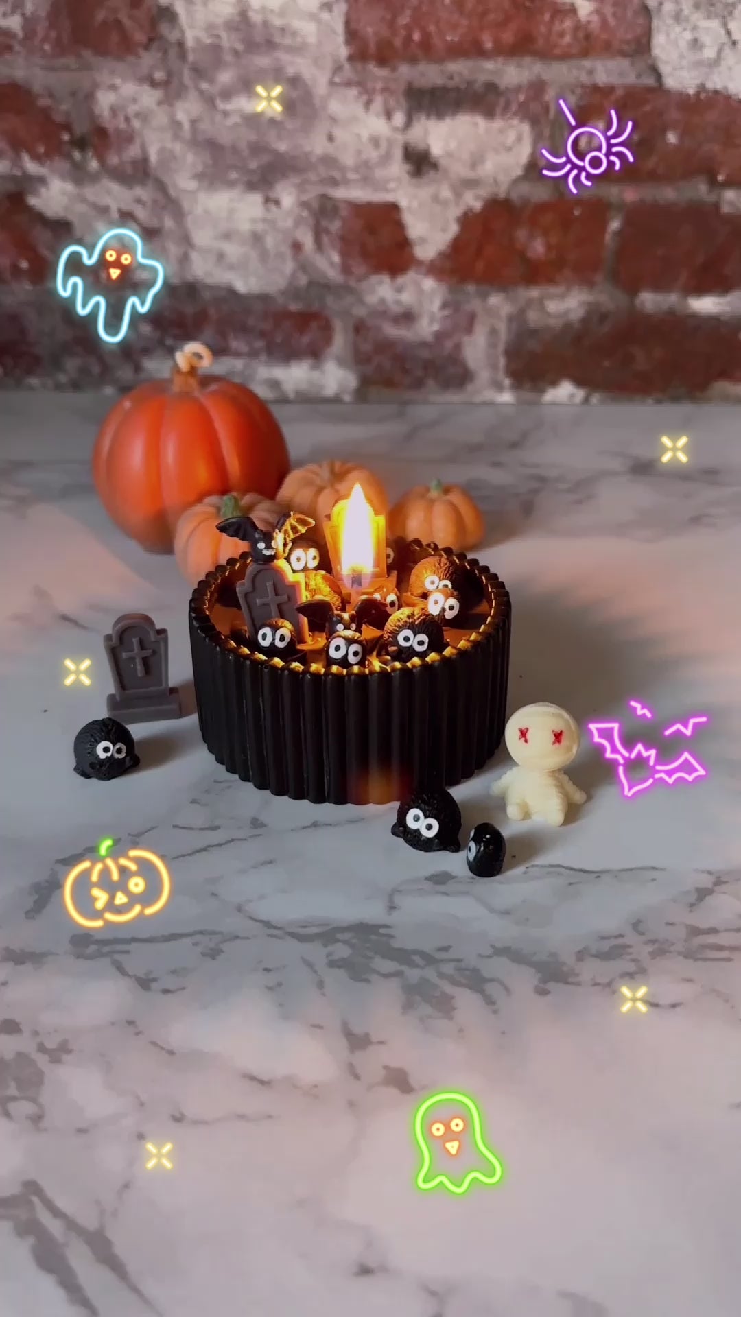 Halloween Dustbunny Scented Candle