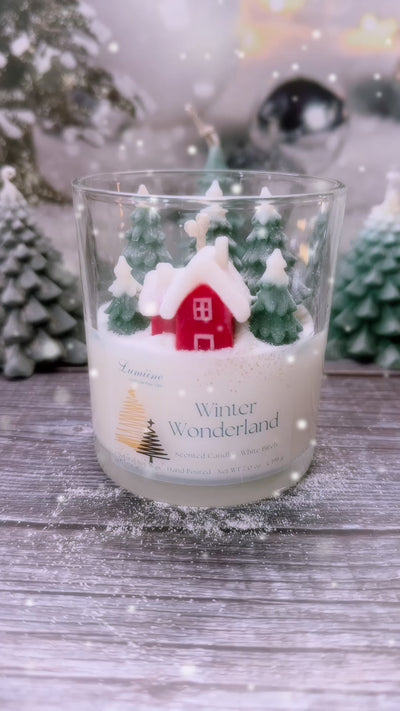 Winter Wonderland Scented Candle ~ 🌱 Refillable 🌱