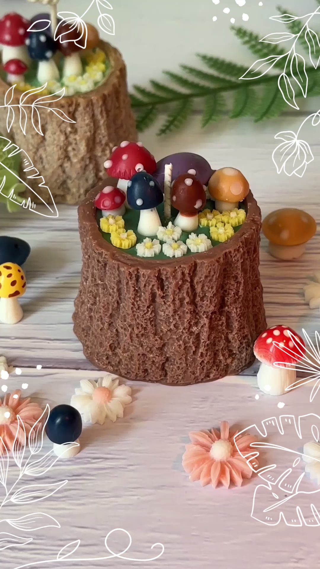 Forest Fungi Candle 🍄